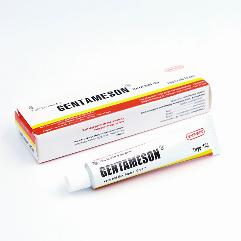 Thuốc bôi trị viêm da Gentameson hộp 1 tuýp 10g
