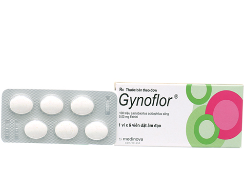 Viên đặt âm đạo Gynoflor 0.03mg hộp 6 viên-4