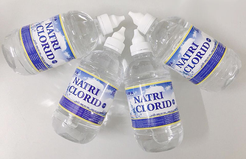 Nước muối sinh lý VIFA 0,9% chai 500ml