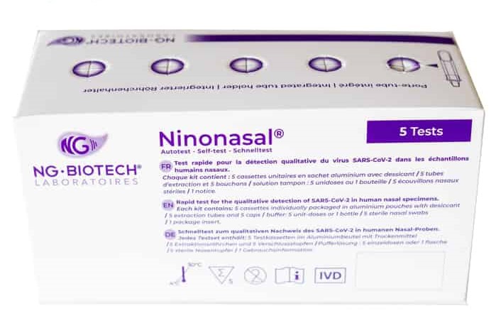 Bộ test nhanh NG-Test SARSCoV-2 Ag hộp 5 bộ kit