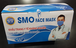 Khẩu trang y tế kháng khuẩn SMO FACE MASK hộp 50 cái