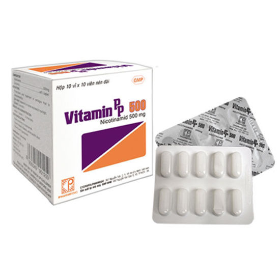 VITAMIN PP 500 Pharmedic hộp 100 viên