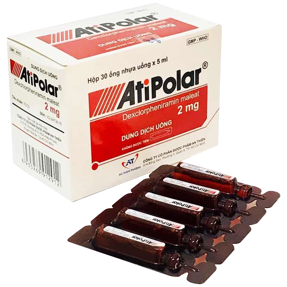 Dung dịch uống Atipolar An Thiên hộp 30 ống x 5ml