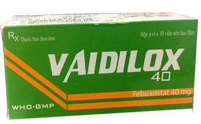 Thuốc trị gout VAIDILOX 40 hộp 30 viên-2