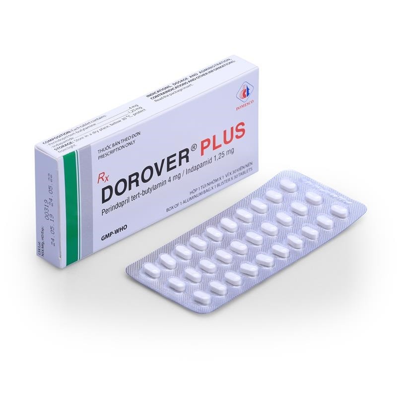 Thuốc điều trị tăng huyết áp Dorover Plus 4/1.25 Domesco hộp 30 viên-1