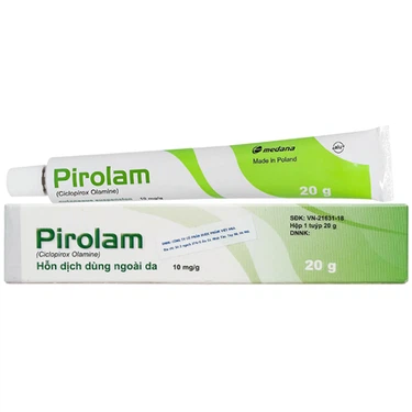 Thuốc bôi da Pirolam Medana xanh lá hộp x 20g