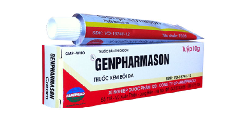 Thuốc kem bôi da Genpharmason tuýp 10g-2