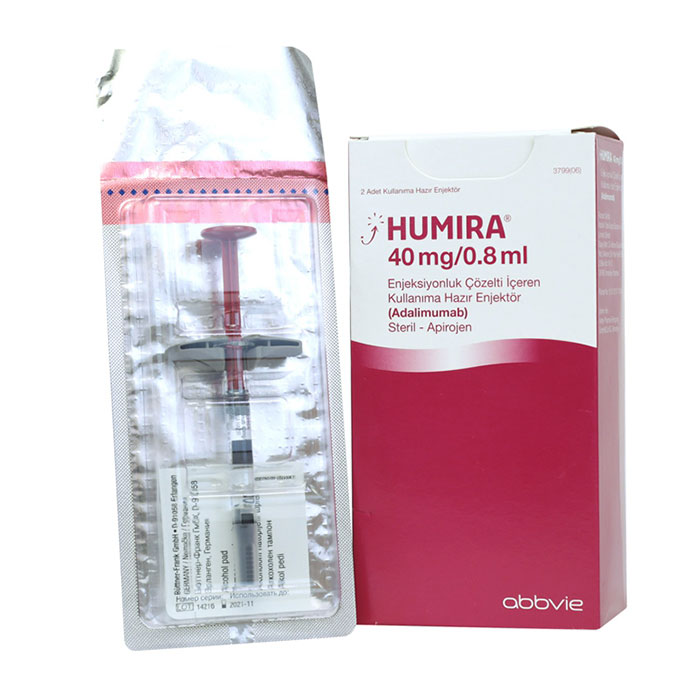 Thuốc tiêm khớp Humira 40mg/0,8ml hộp 2 ống