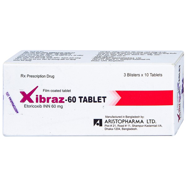 Thuốc xương khớp Xibraz 60mg hộp 30 viên