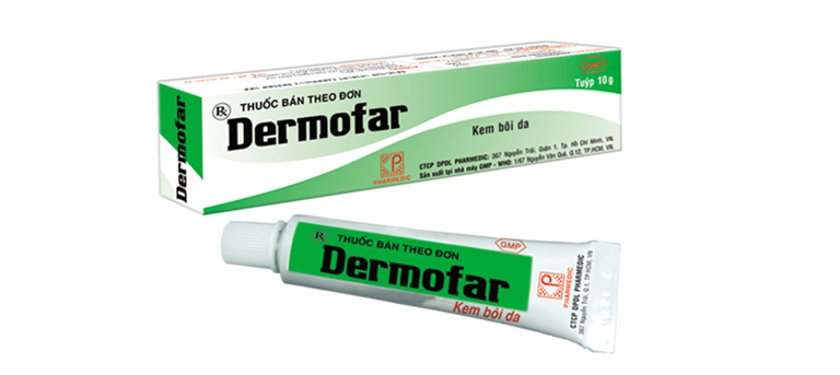Kem bôi da Dermofar 10g hộp 1 tuýp 10 gam