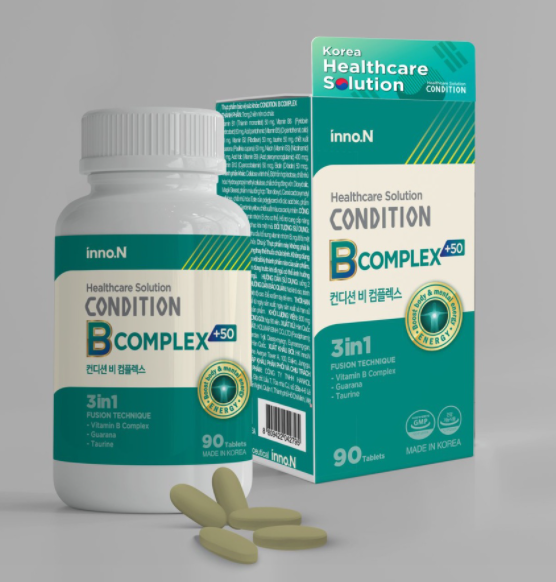 Viên uống bổ sung vitamin CONDITION B COMPLEX +50 hộp 1 lọ 90 viên