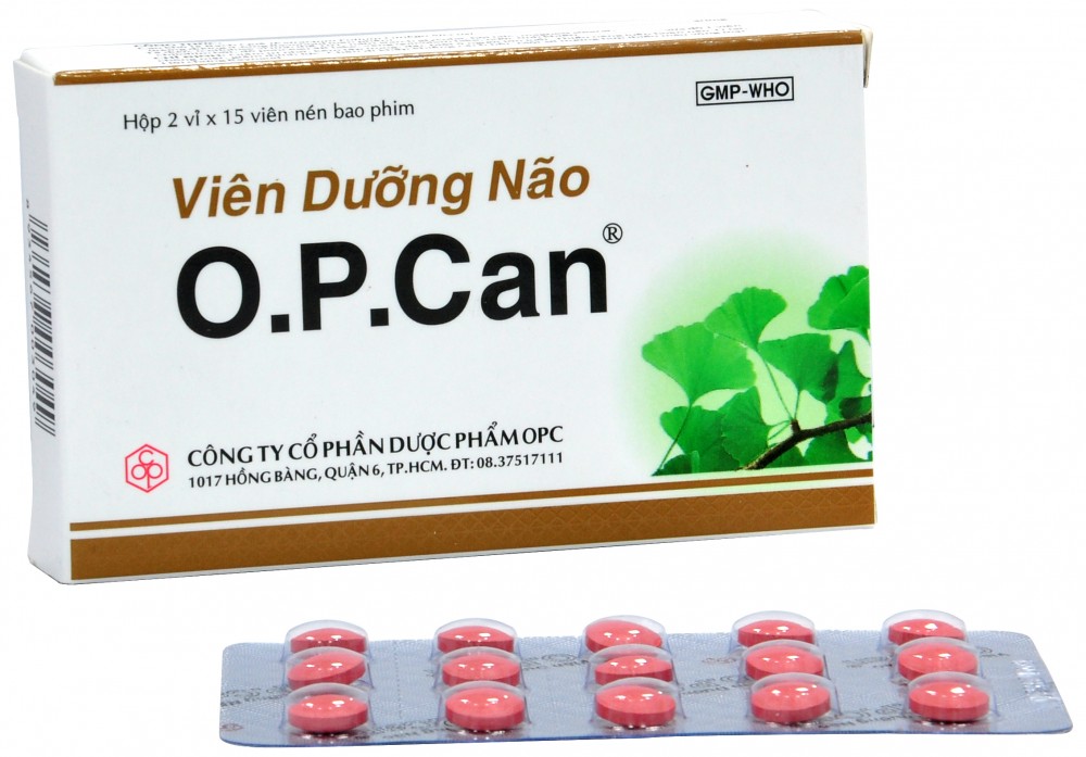 Viên dưỡng não O.P.Can hộp 30 viên