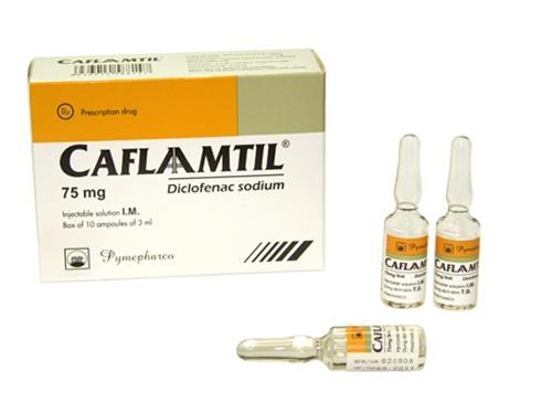 Dung dịch tiêm điều trị viêm khớp CAFLAMTIL hộp 10 ống x 3ml
