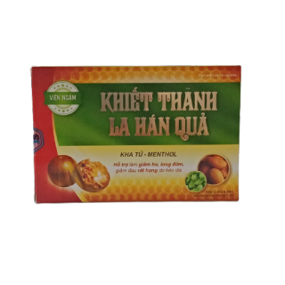 Viên ngậm ho Khiết Thanh La Hán Quả hộp 24 viên