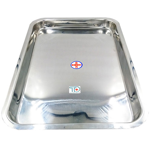 Khay y tế Inox 1 cái  22 x 32 x 2