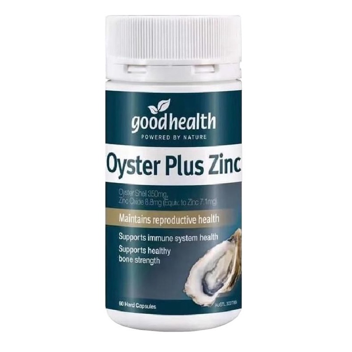Viên uống tinh chất hàu và kẽm Oster Plus Zinc Goodhealth lọ 60 viên