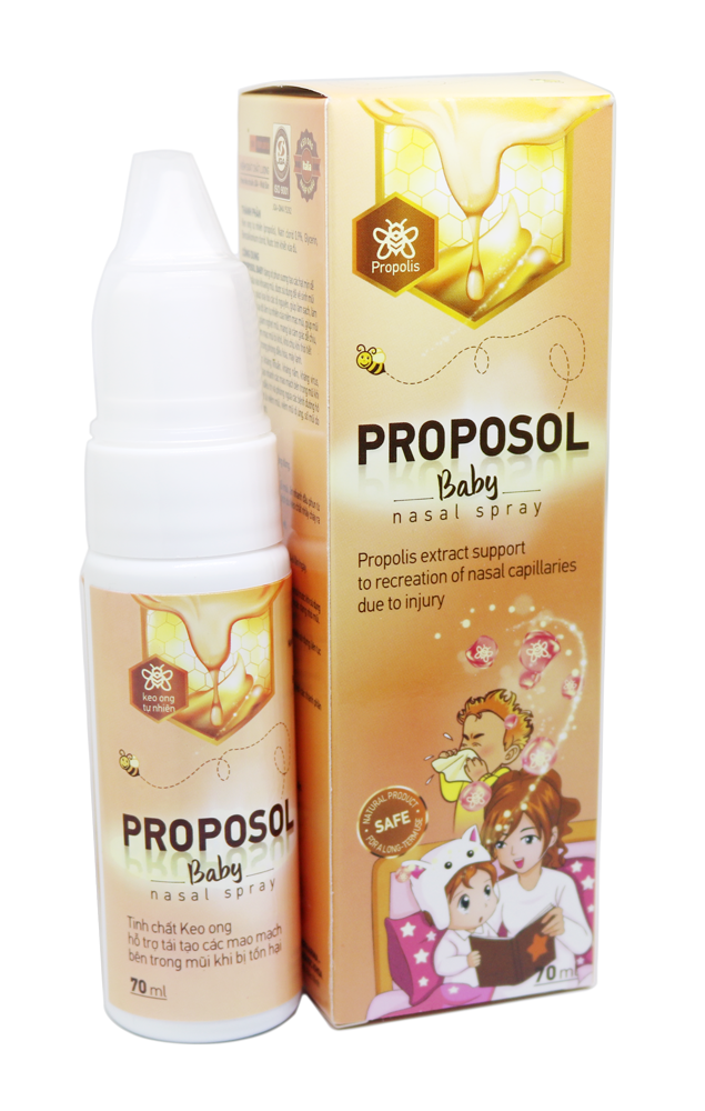 Xịt con ong PROPOSOL Baby hộp 1 chai 70 ml