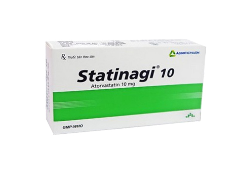 Thuốc hạ mỡ máu Statinagi 10 hộp 3 vỉ x 10 viên