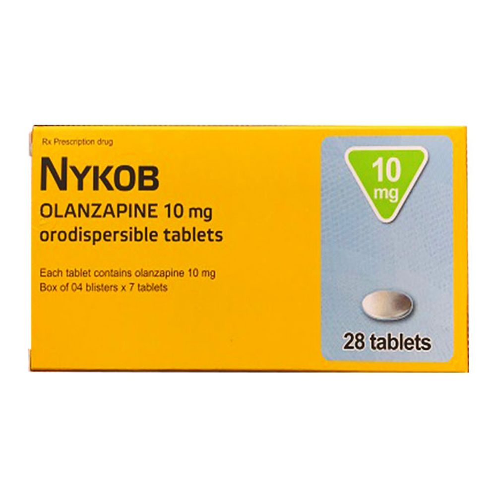 Thuốc điều trị tâm thần phân liệt Nykob 10mg hộp 28 viên