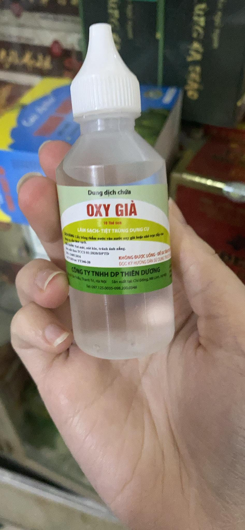 Dung dịch Oxy Già 10 Thể Tích