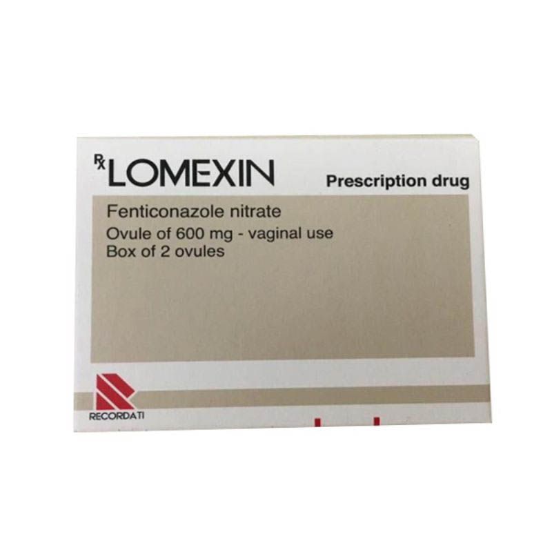 Viên đặt điều trị viêm âm đạo Lomexin 200mg hộp 6 viên-3