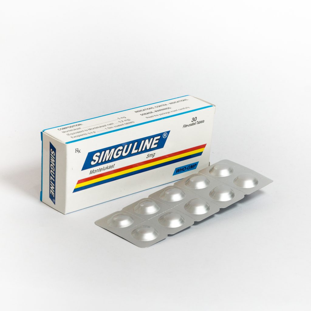 Thuốc hen suyễn Simguline 5mg hộp 30 viên