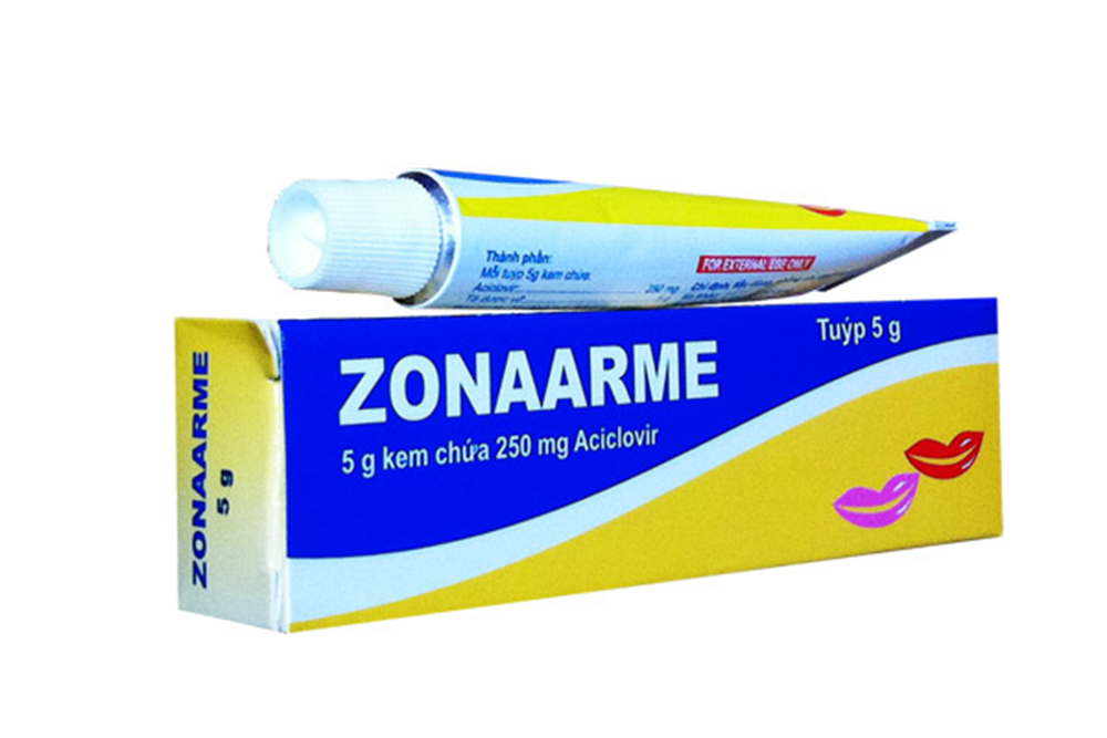 Kem bôi trị virus Herpes ZONAARME hộp 1 tuýp 5g
