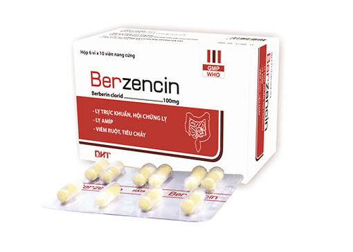 Thuốc tác dụng trên đường tiêu hóa Berzencin 100mg hộp 60 viên-1