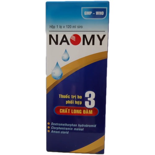 Siro ho Naomy hộp 1 chai 120 ml