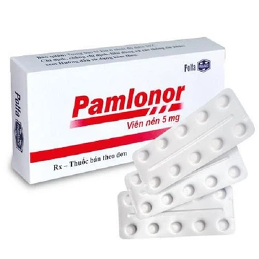 Viên nén điều trị tăng huyết áp Pamlonor 5mg Polfa hộp 9 vỉ x 10 viên