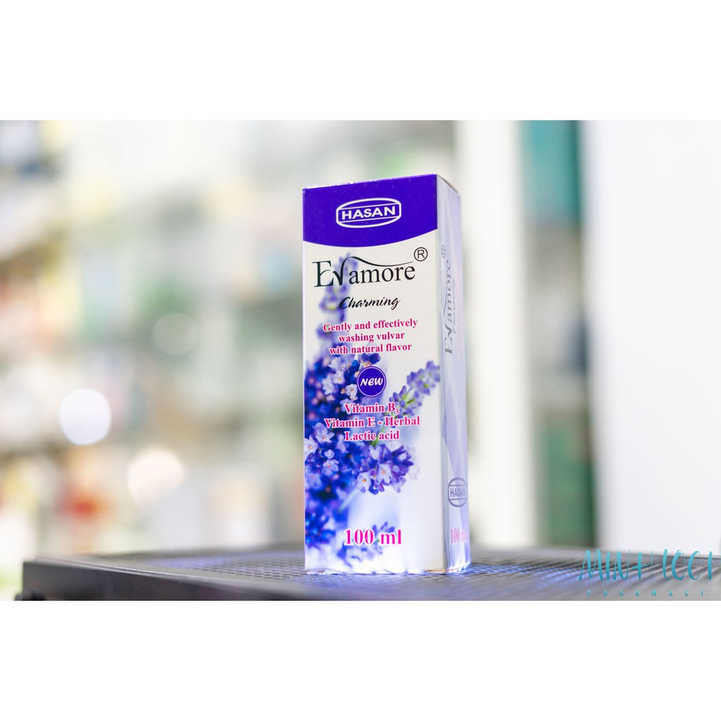 Dung Dịch Vệ Sinh Phụ Nữ  Evamore Charming hộp 1 chai 100 ml