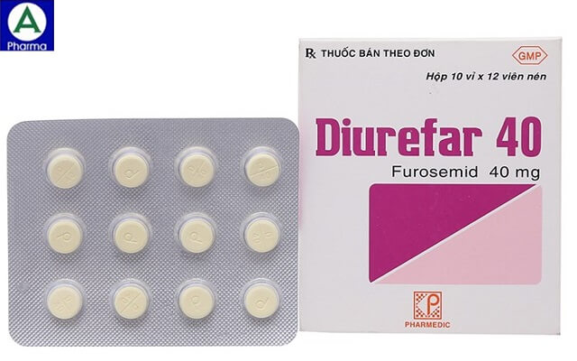 Thuốc lợi tiểu hạ huyết áp Diurefar 40 hộp 120 viên-3