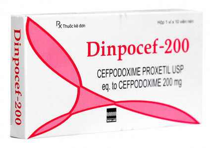 Thuốc kháng sinh Dinpocef - 200 hộp 10 viên-2