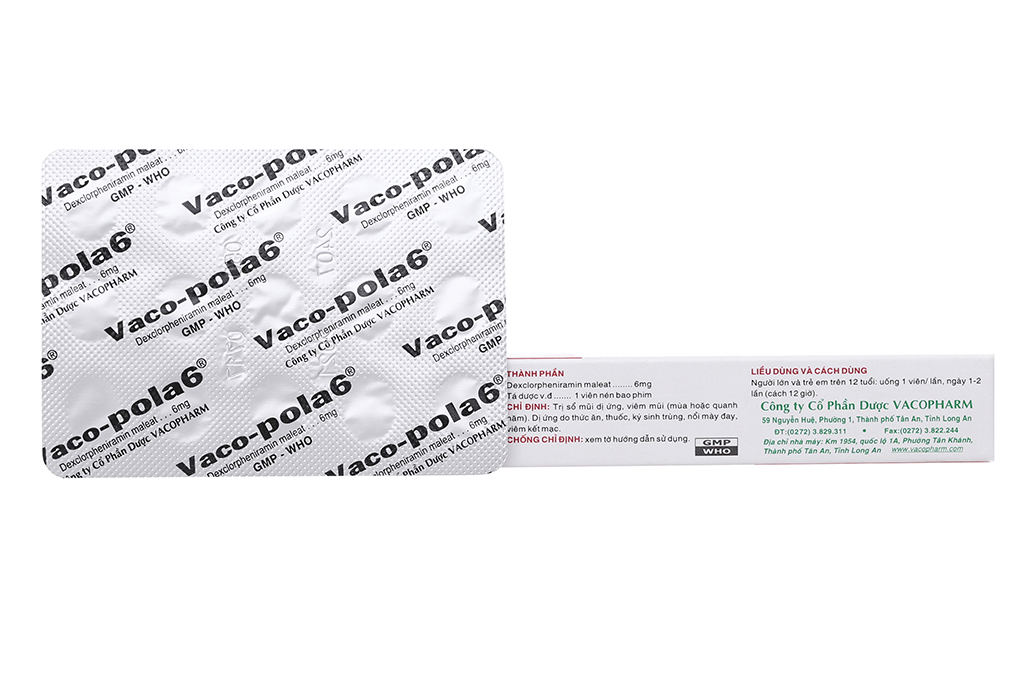 Thuốc chống dị ứng Vaco - pola 6 hộp 30 viên-2