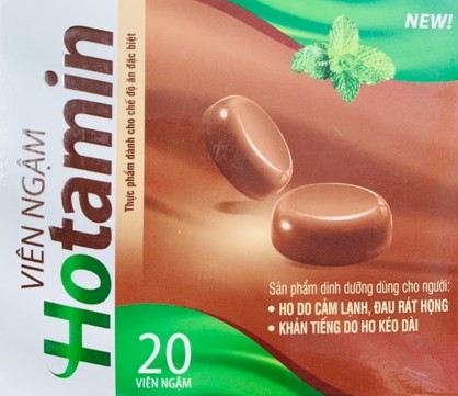Viên ngậm Hotamin hộp 20 viên