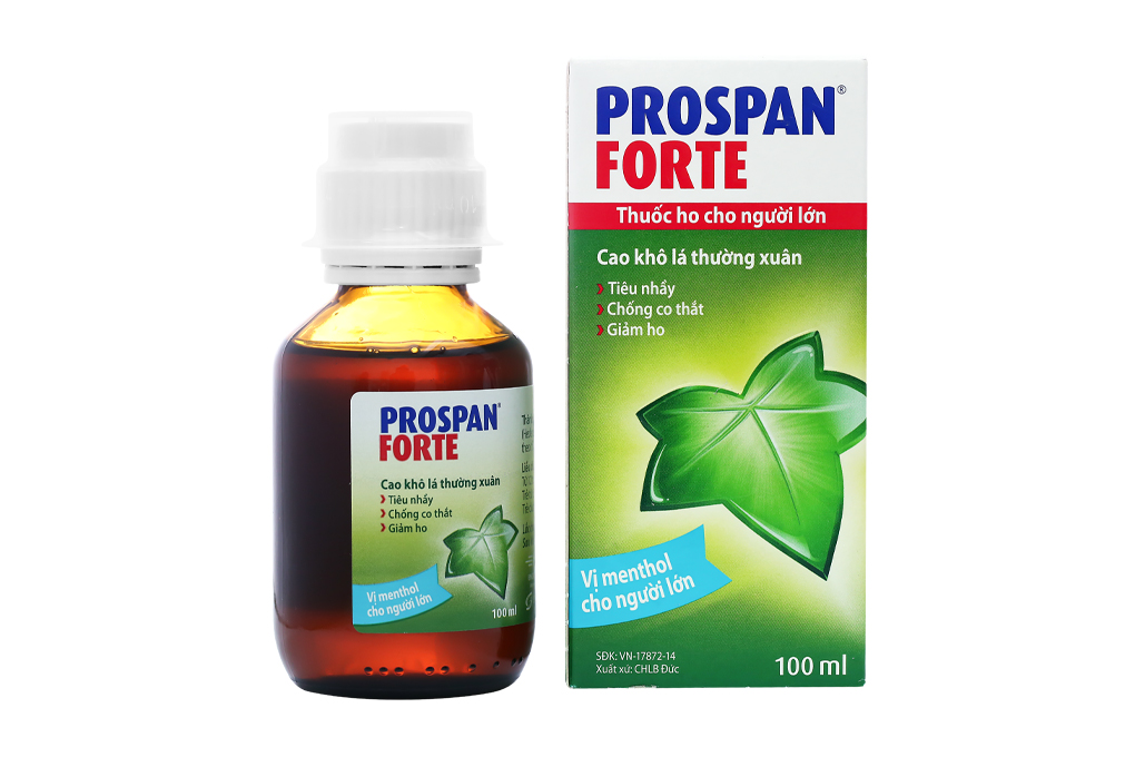 Siro ho Prospan Forte hộp 1 chai 100ml