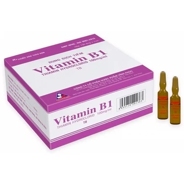 Dung dịch điều trị thiếu Vitamin B1 Vitamin B1 100mg/ml (Vinphaco) hộp 100 ống x 1ml