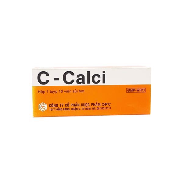 Viên sủi bổ sung Vitamin C - CALCI (OPC) hộp 1 tuýp 10 viên-2