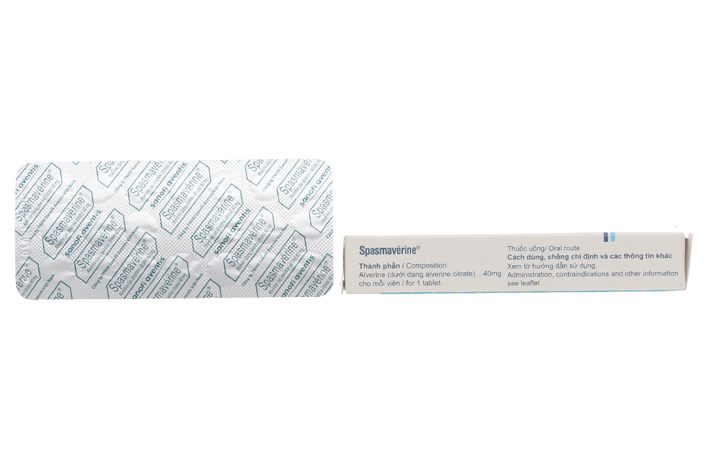 Thuốc chống co thắt Spasmaverine hộp 60 viên
-2
