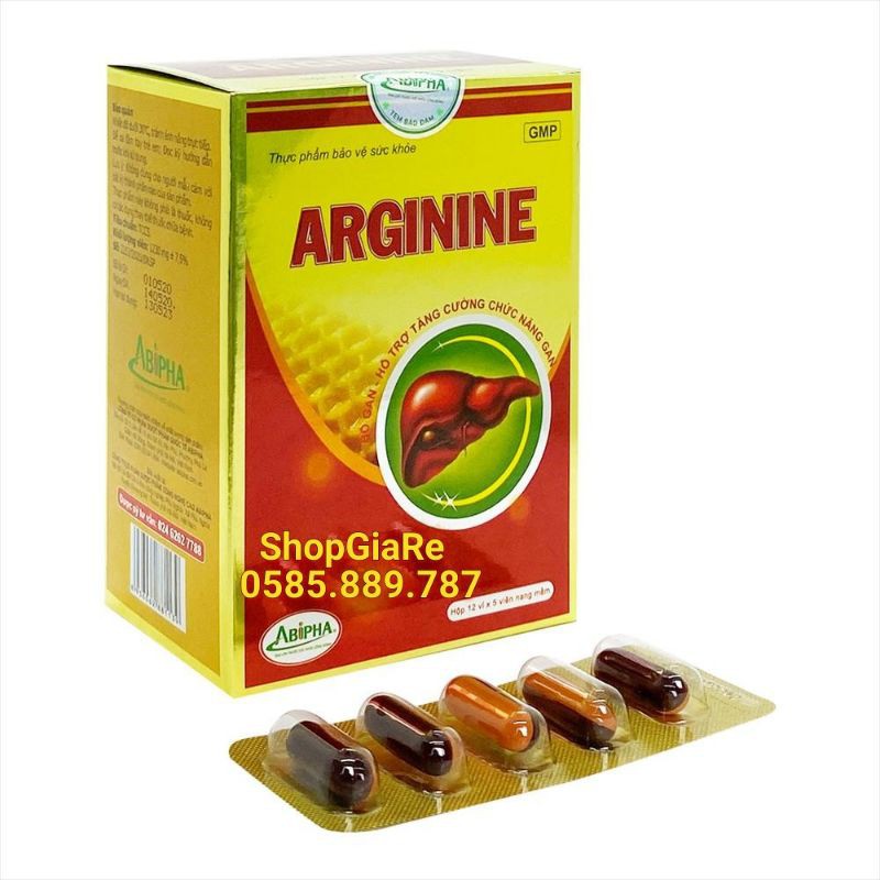 Arginin hộp 60 viên