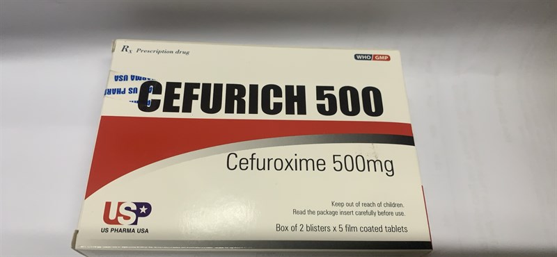 Thuốc kháng sinh Cefurich 500 hộp 10 viên-3