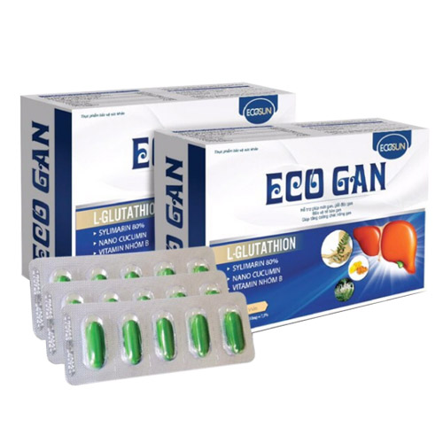 Hỗ trợ giải độc gan ECO GAN hộp 10 vỉ x 5 viên