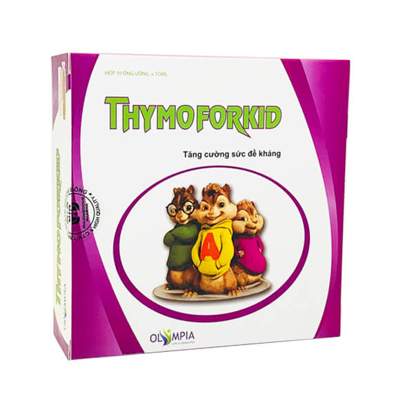 Thuốc tăng cường miễn dịch cho trẻ em Thymoforkid hộp 10 ống x 10ml-1