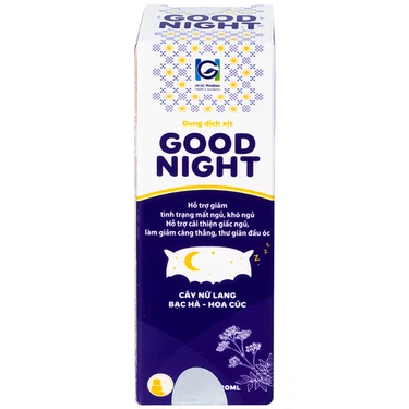 Dung dịch xịt cải thiện giấc ngủ Good Night lọ 20 ml