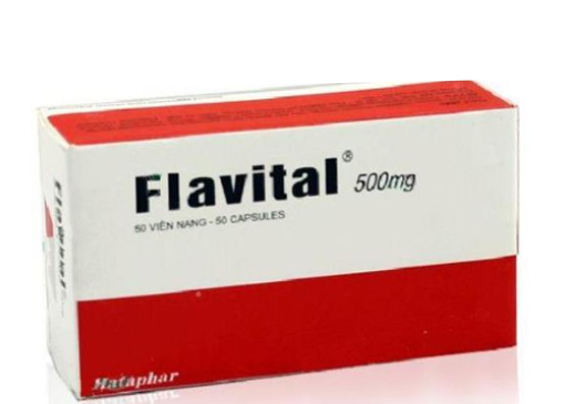Thuốc tăng cường sức khỏe Flavital 500mg hộp 5 vỉ x 10 viên