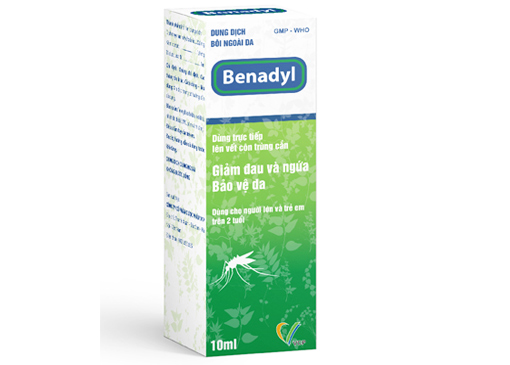 Thuốc bôi điều trị bệnh da liễu Benadyl hộp 1 lọ 10ml
