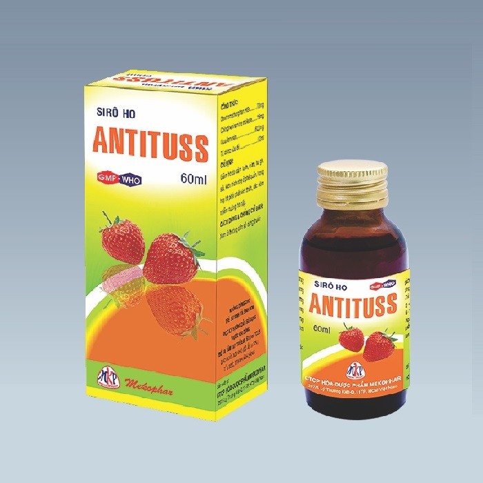 Siro ho ANTITUSS hộp 1 chai 60ml