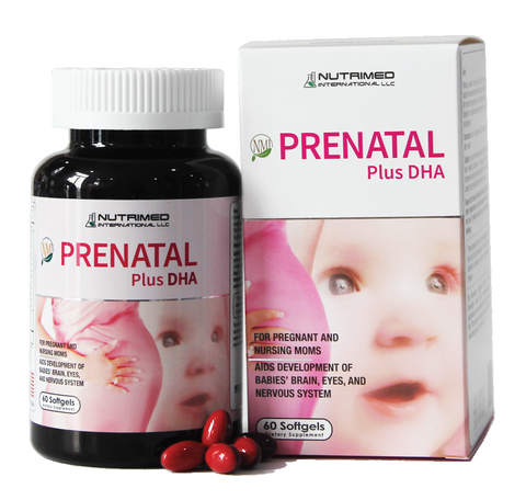 Viên uống dành cho mẹ bầu NMI PRENATAL Plus DHA hộp 1 lọ 60 viên
