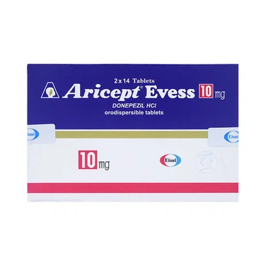 Thuốc điều trị triệu chứng bệnh azheimer Aricept Evess 10mg Eisai hộp 2 vỉ x 14 viên
