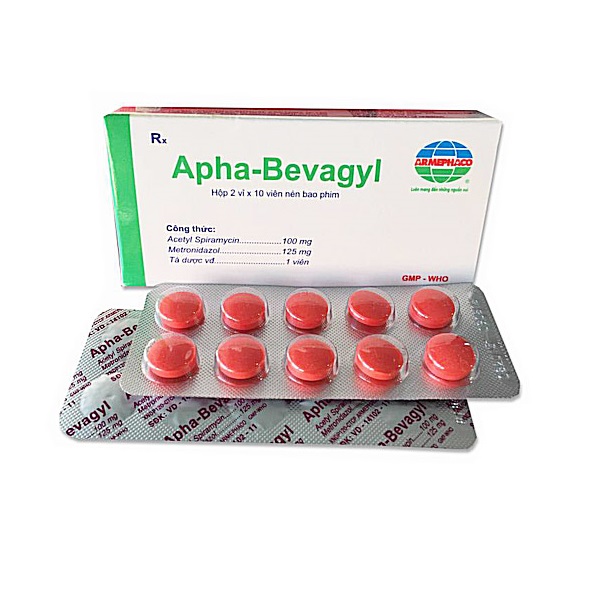 Thuốc kháng sinh Apha-Bevagyl hộp 20 viên-2